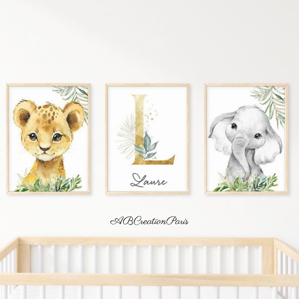 Décoration Chambre Enfant Animaux de la Foret