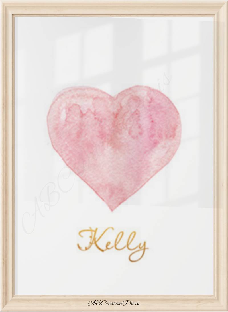 Affiches Papillons - Illustration Cœur