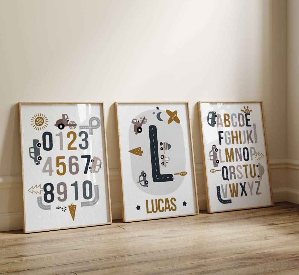 Affiches Alphabet et Chiffre