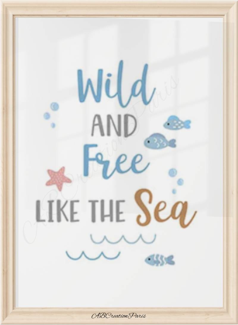 Affiches Chambre Bébé Ocean
