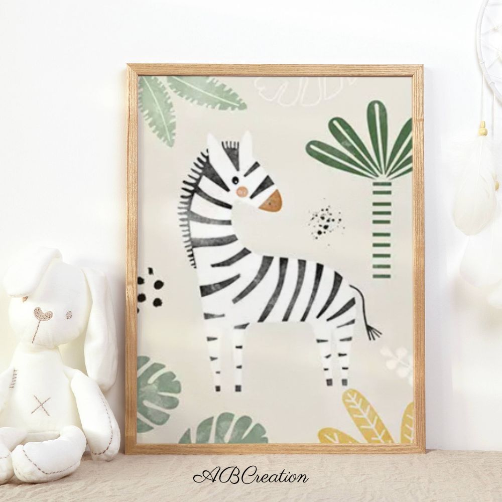 affiche zebre