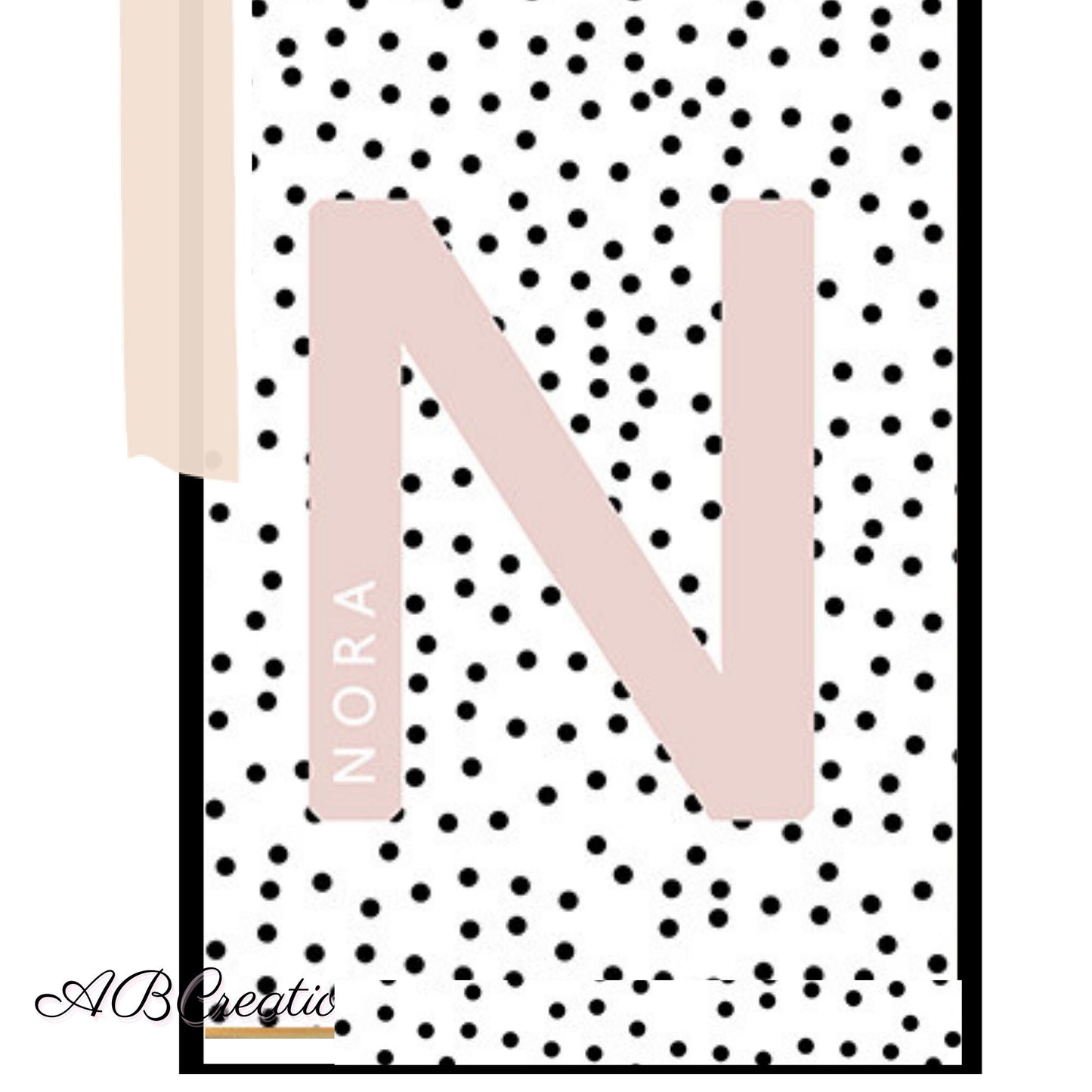 affiche personnalisée deco chambre bébé fille