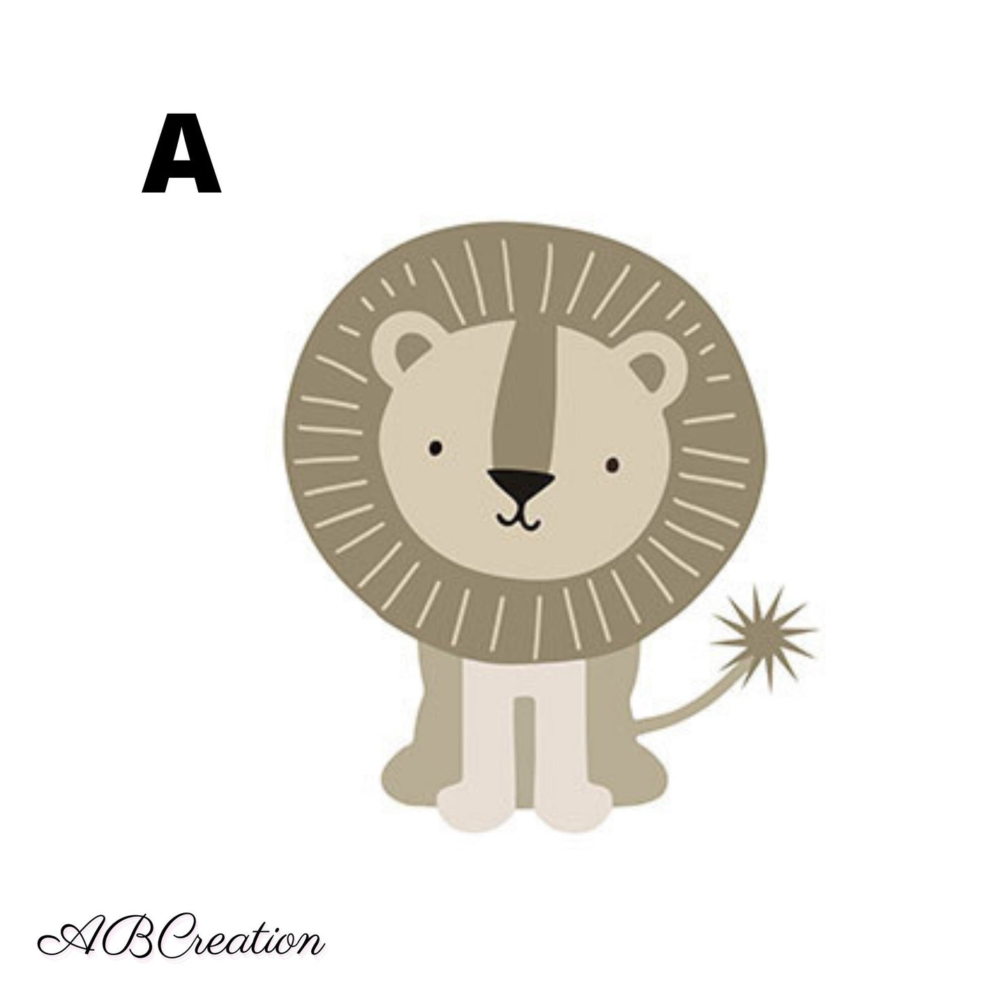 Set de 3 Affiche Animaux Minimalistes