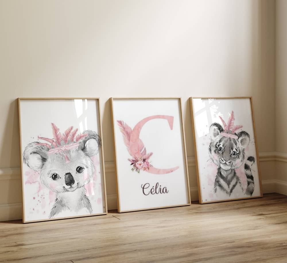 Animaux Chambre bébé Fille