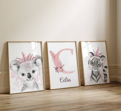 Animaux Chambre bébé Fille