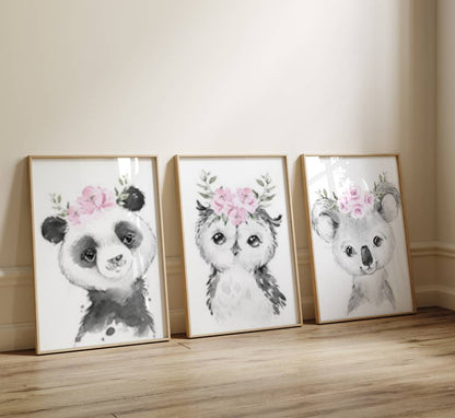 Toiles Personnalisées Jungle Rose