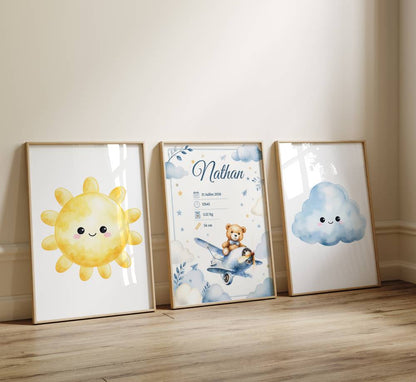 Affiche de Naissance - Petit Ours