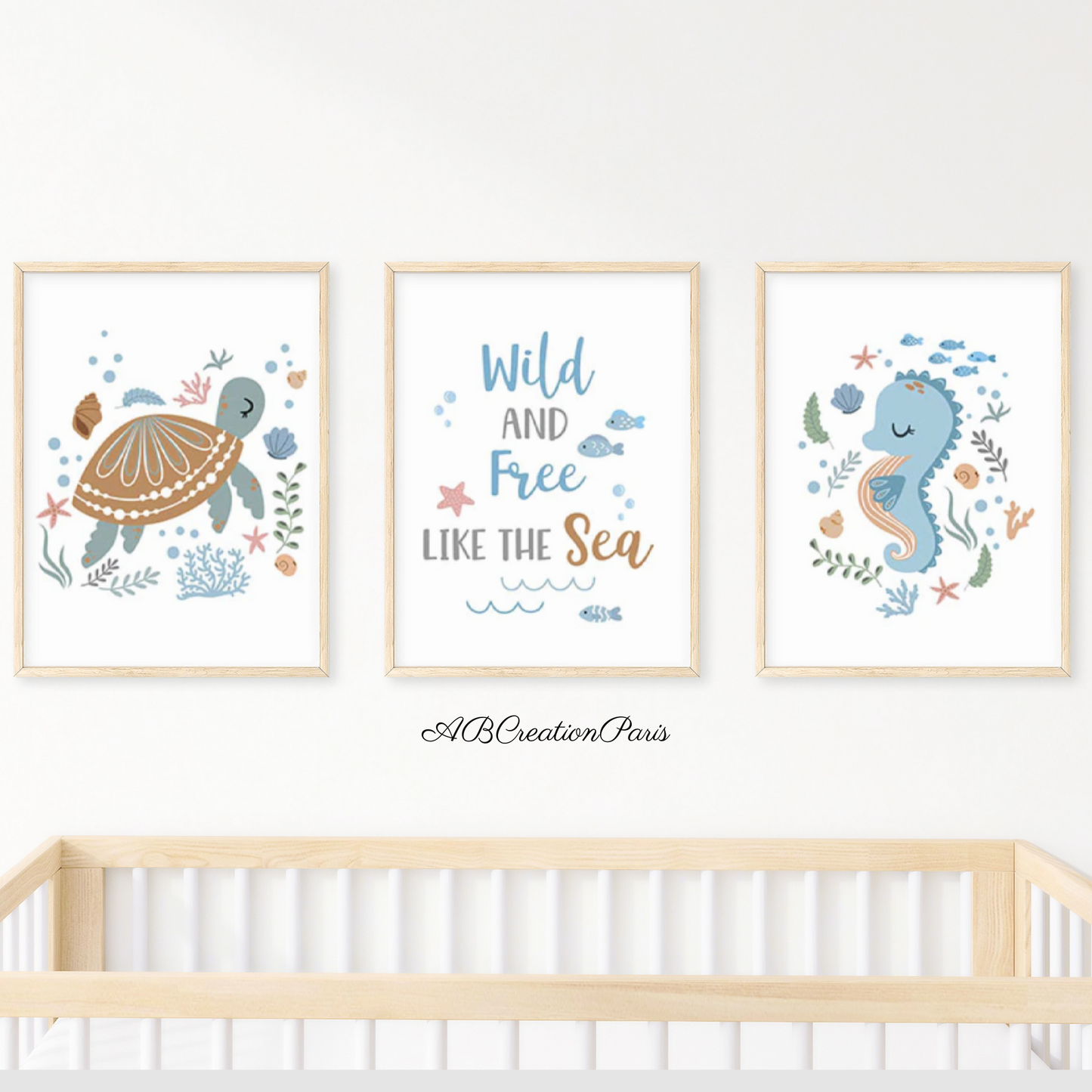 Affiches Chambre Bébé Ocean