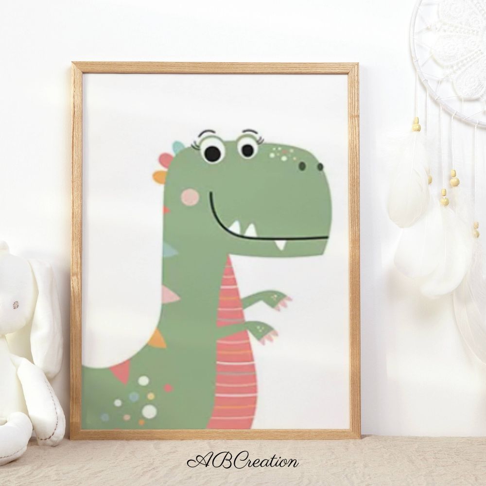 Affiche Dinosaure Chambre enfant