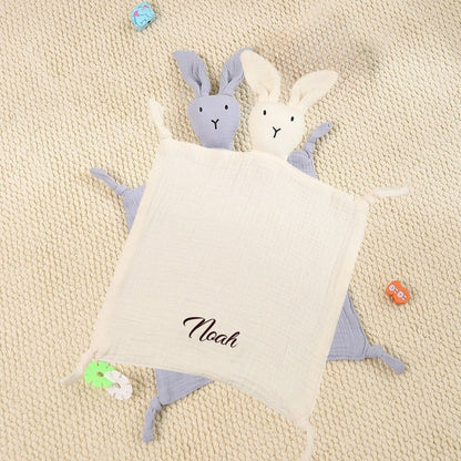 Lot de 2 Doudou Personnalisés - Gaze de Coton