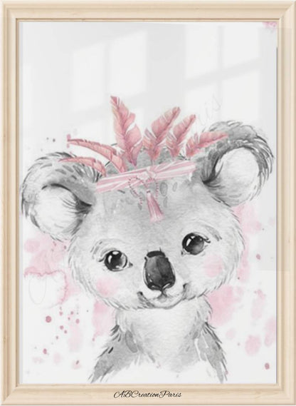 Animaux Chambre bébé Fille