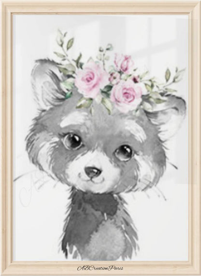 Toiles Personnalisées Jungle Rose