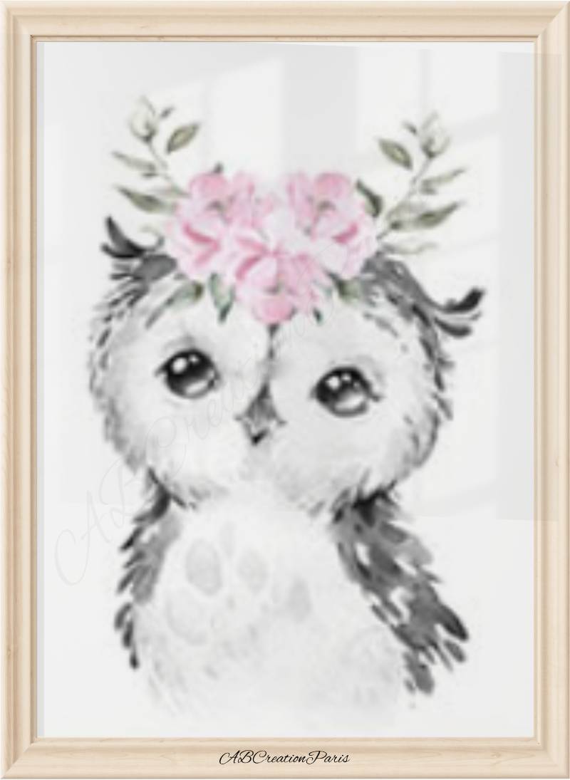 Toiles Personnalisées Jungle Rose