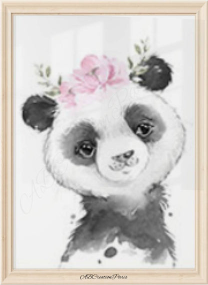 Toiles Personnalisées Jungle Rose