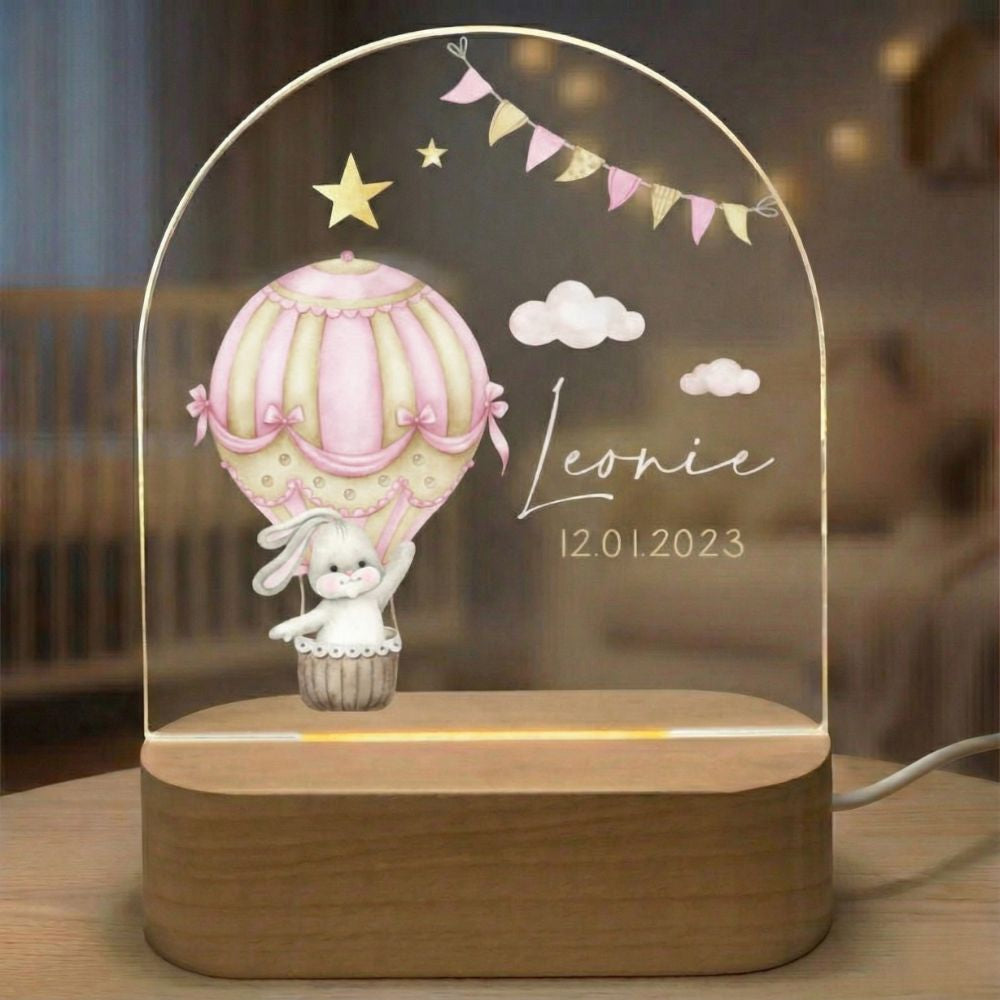 Lampe Lapin Bébé - Veilleuse Personnalisée