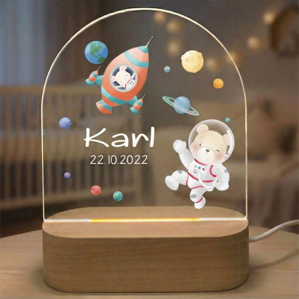 Veilleuse Espace Astronaute pour Enfant