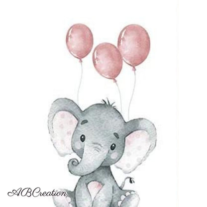 deco thème éléphant pour chambre bébé fille 