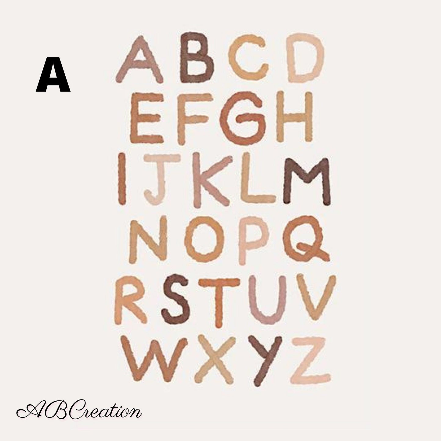 poster alphabet