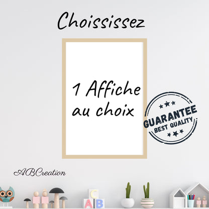 affiche au choix 